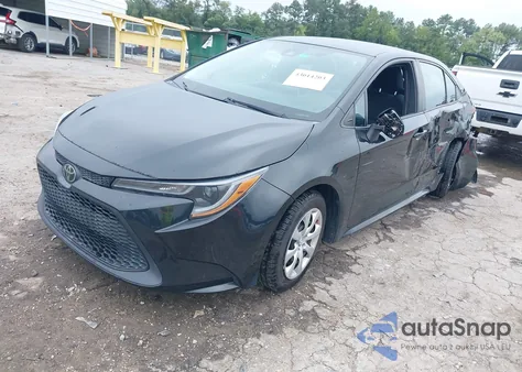 2021 Toyota Corolla Le z USA, uszkodzony, nr VIN 5YFEPMAE5MP247481